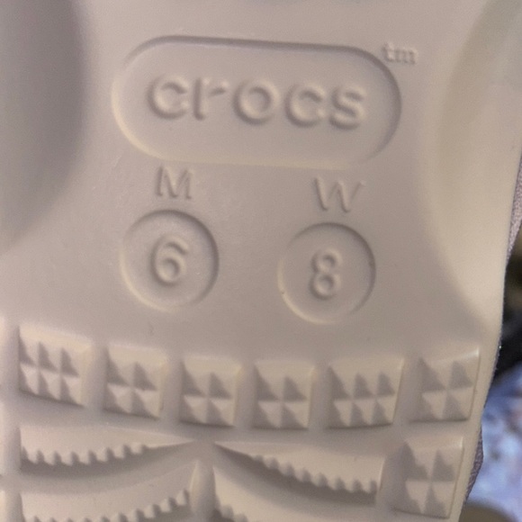 CROCS Women's Purple sparkling Shoes - Picture 7 of 7